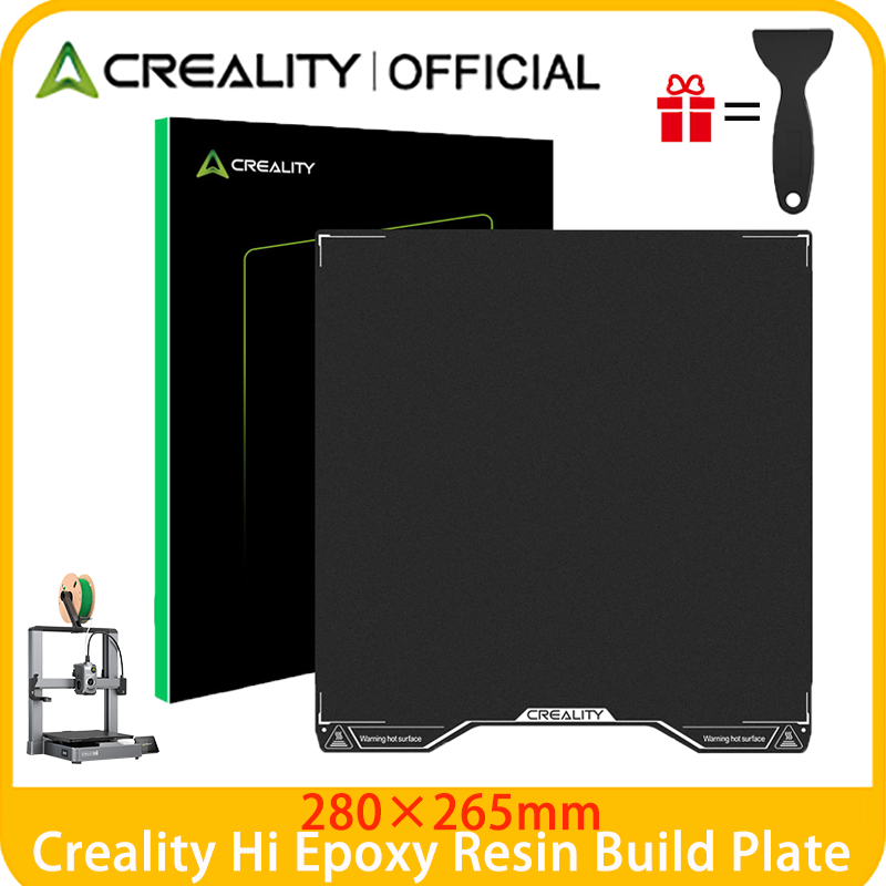 3D Printer Resin - Creality Hi Epoxyhars bouwplaat, 280×265mm gecoate