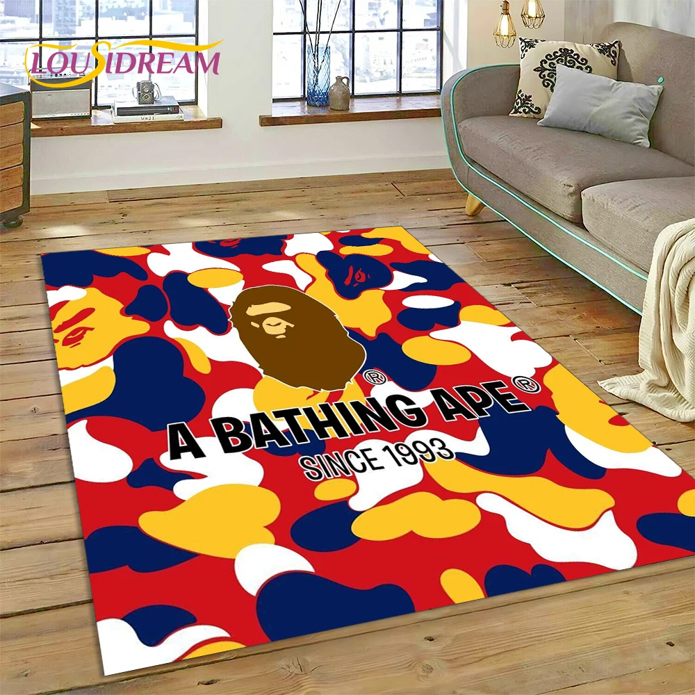 3D Printing Online Service - 3D-printen B-BAPE mode-tapijt voor slaapkamer, woonkamer,