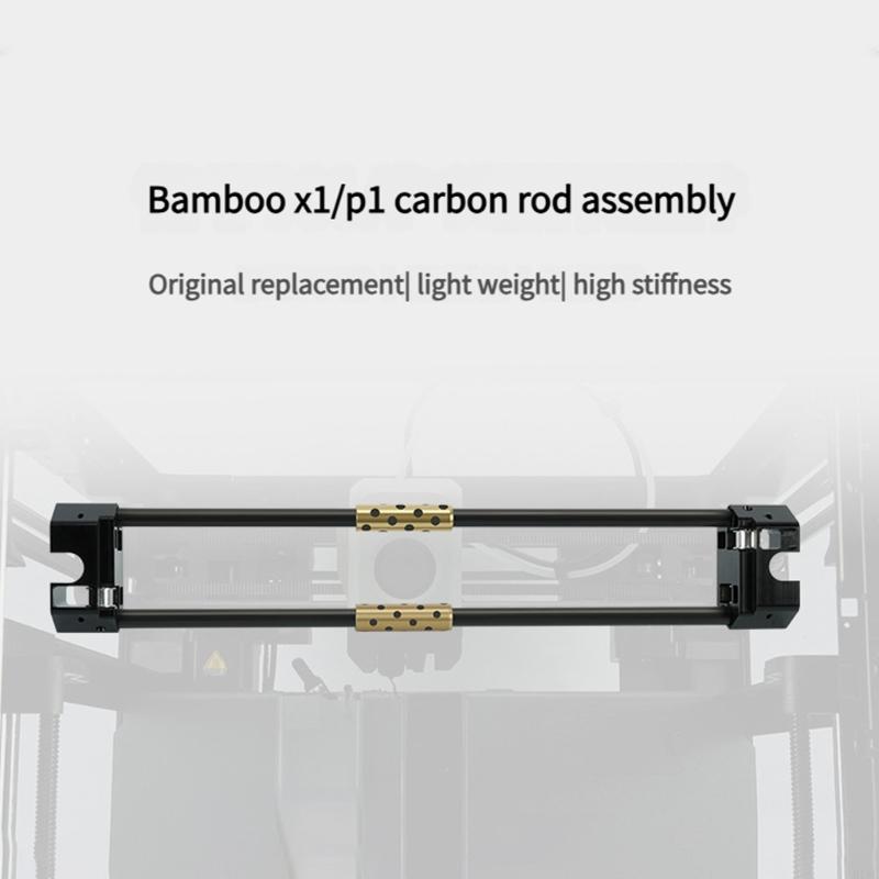 3D Printing X1 Carbon - 380 mm koolstofvezelstaafmontage met metalen schuif
