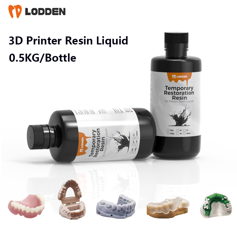 3D Printer Resin - Dental 3D-printer harsvloeistof 500ml/fles Hoge precisie