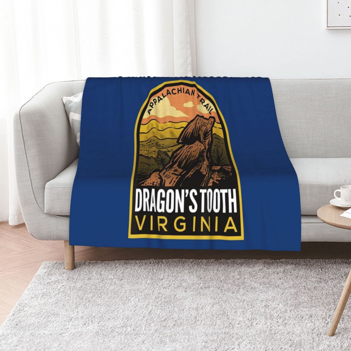 3D Printing Tooth - Dragon's Tooth Virginia Appalachian Trail-deken Zachte