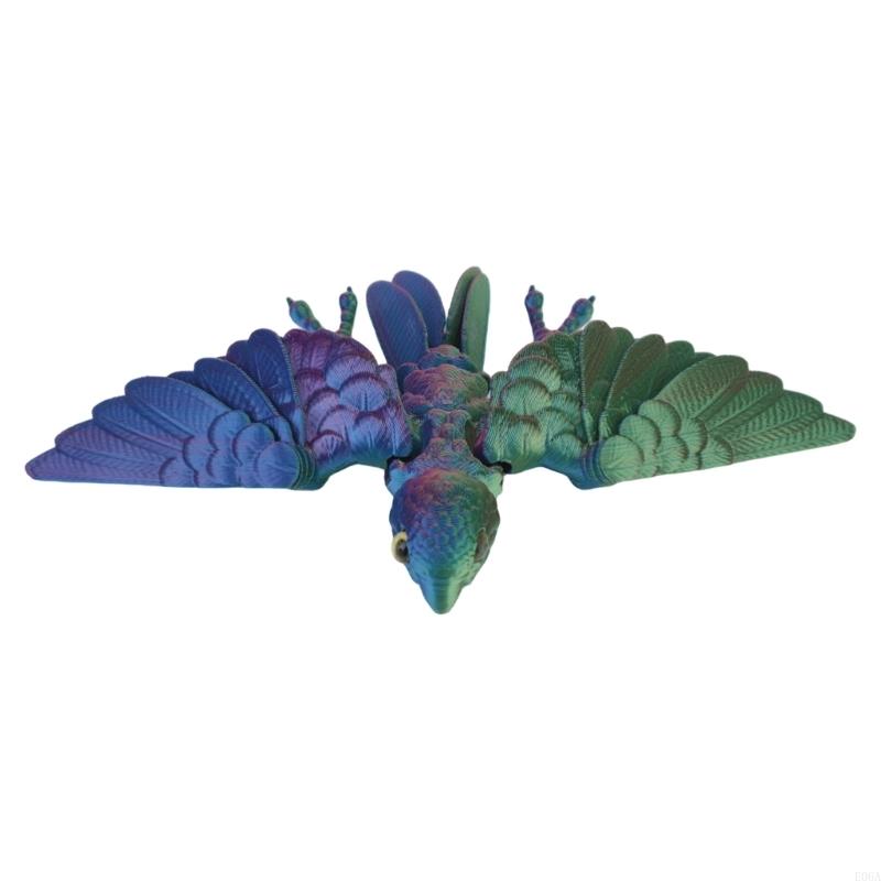 3D Printer Resin - 3D-geprinte papegaaien gelede papegaaien model onrustige