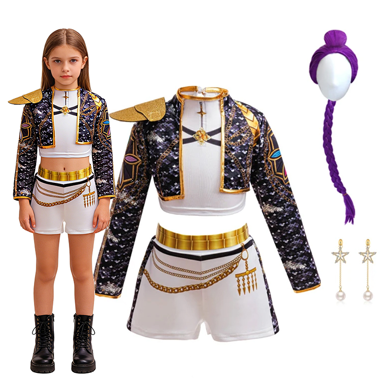 3D Printing Jewelry - Meisjes Hip-Hop 3D Print Goudkleurige Bies