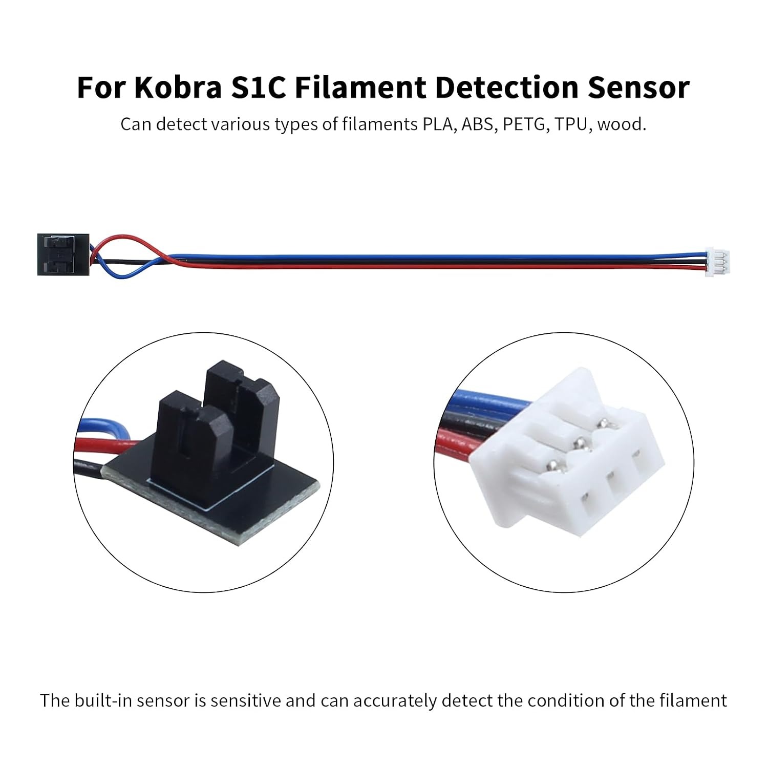 Voor Kobra S1/S1C Filament Det - Filament Runout Sensor recensie en prijs