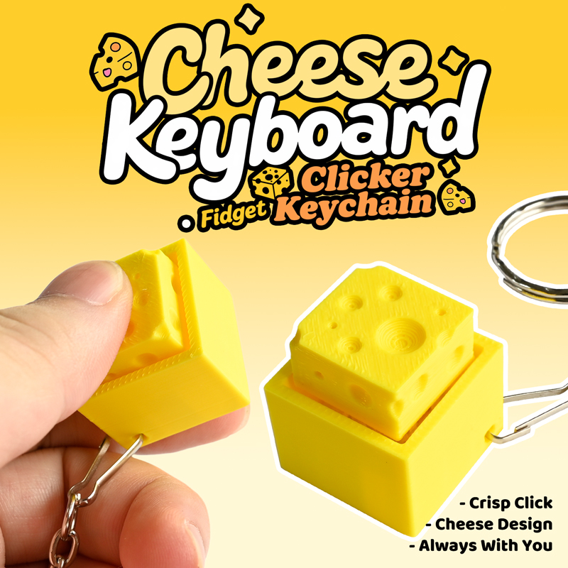 3D Geprinte Cheesy Key Fidget  - 3D Printing Toys recensie en prijs