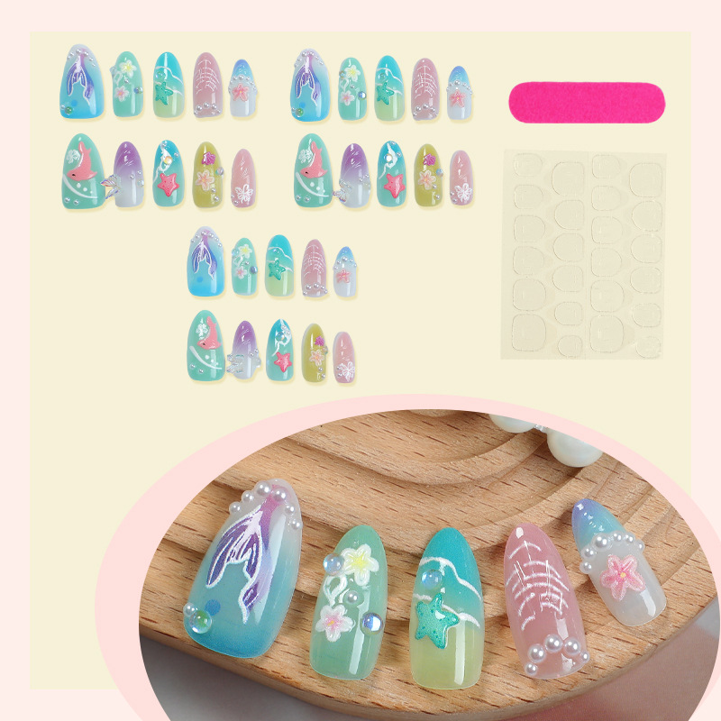 30 stks zomer druk op nagels 3 - 3D Printing Nails recensie en prijs