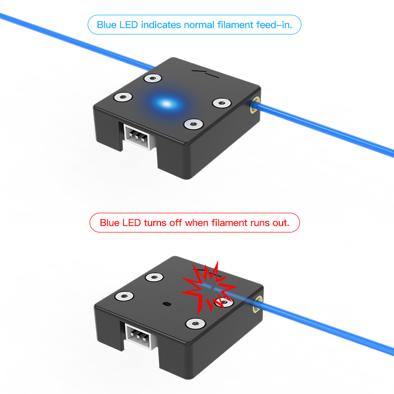 Creality Filamentsensor voor E - Filament Runout Sensor recensie en prijs