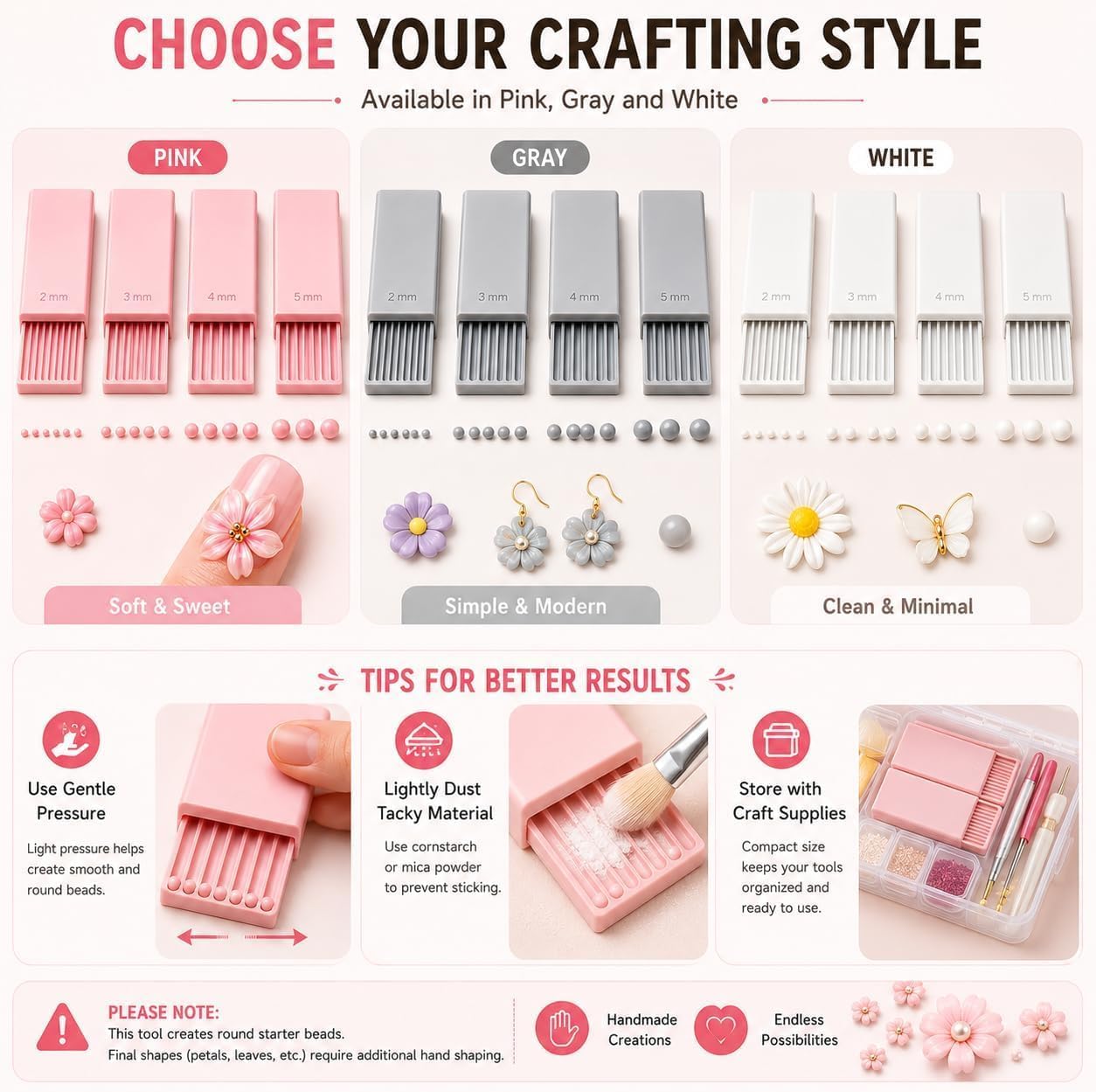 4-delige 3D-print klei gelbal  - 3D Printing Nails recensie en prijs