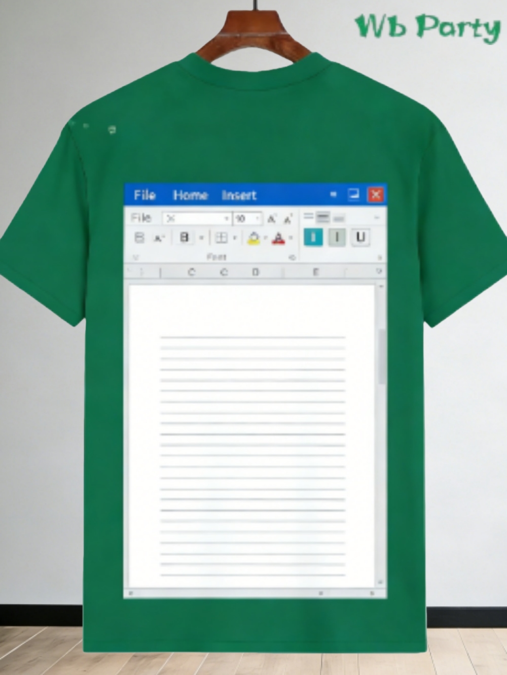 Casual Excel T-shirt voor Mann - 3D Printing Online Service recensie en prijs