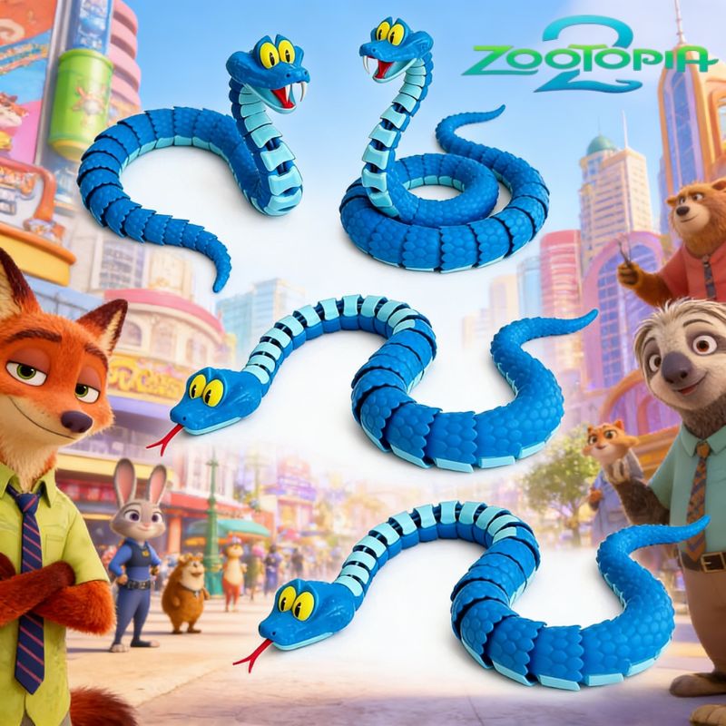30cmGareth Snake: Gezamenlijk  - 3D Printing Joints recensie en prijs