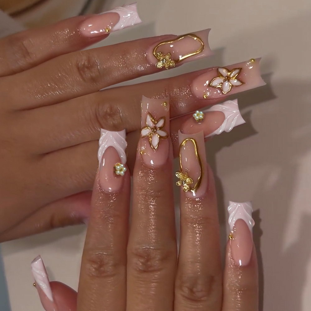 10 stks/set handgemaakte midde - 3D Printing Nails recensie en prijs
