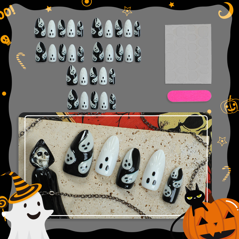 30 stks 2025 Halloween Amandel - 3D Printing Nails recensie en prijs