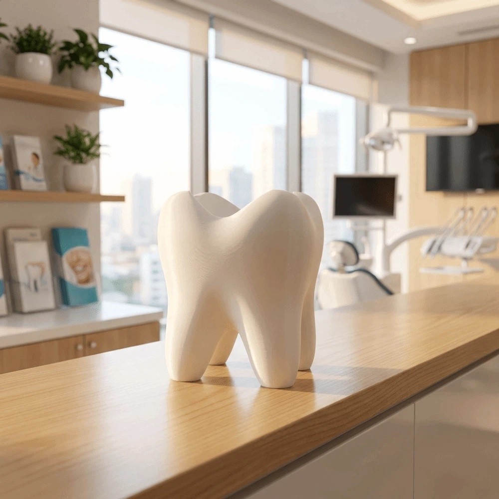 Multifunctionele 3D-geprinte t - 3D Printing Tooth recensie en prijs