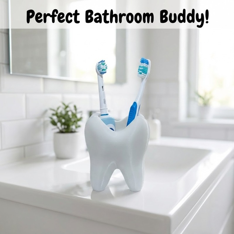 3D-geprinte tandvormige bureau - 3D Printing Tooth recensie en prijs