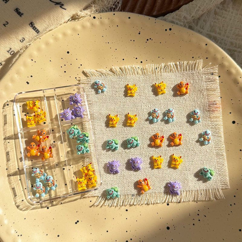 Pokemon nagelkunstaccessoires, - 3D Printing Nails recensie en prijs