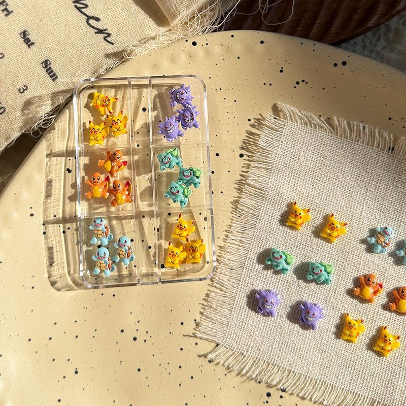 Pokemon nagelkunstaccessoires, - 3D Printing Nails recensie en prijs