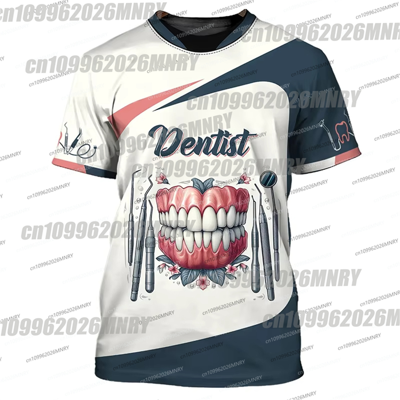 Herentrui T-shirt Tand 3D Gepr - 3D Printing Tooth recensie en prijs