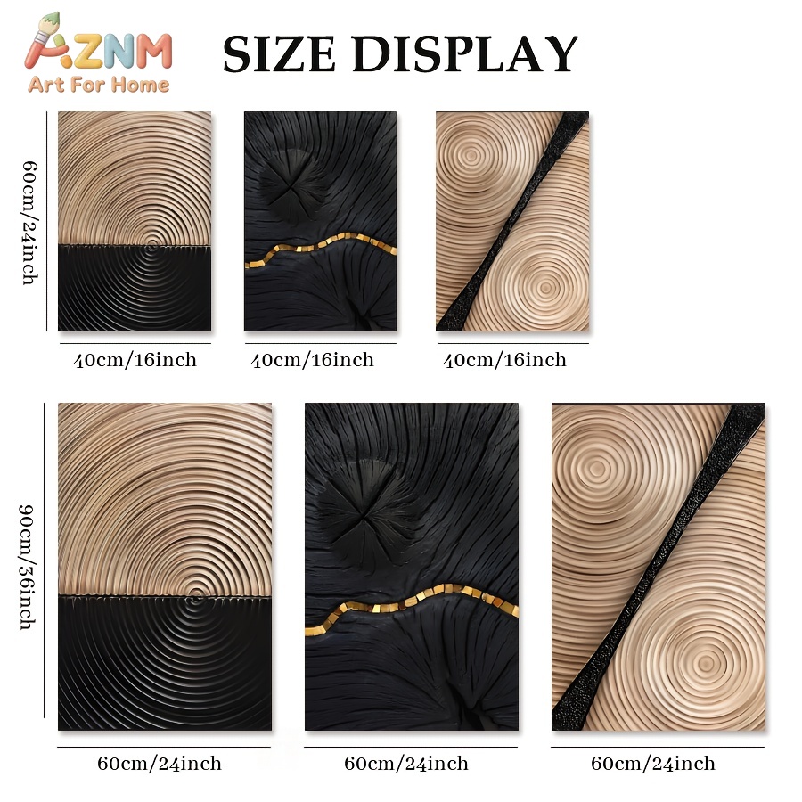 AZNM Wabi Sabi Abstract Houtne - 3D Printing Gold recensie en prijs
