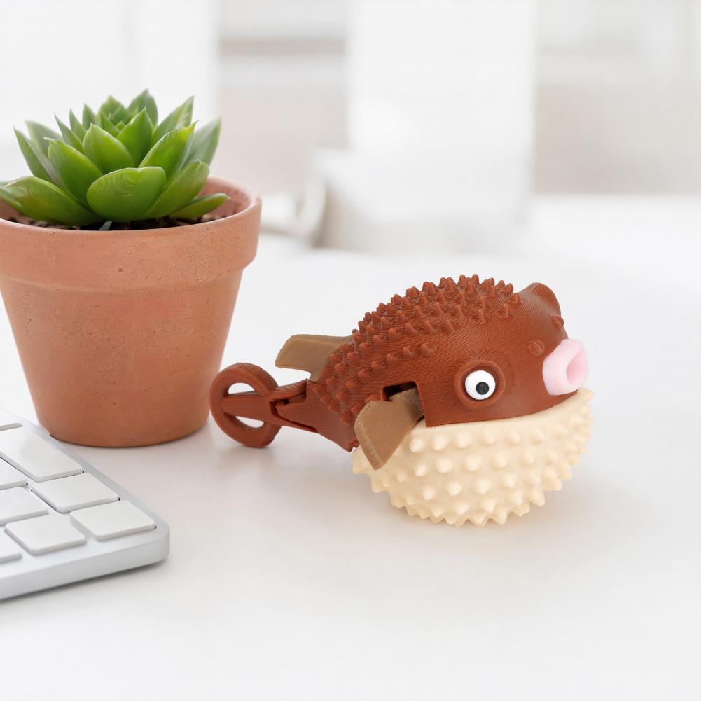 Stekelig dolfijnenspeelgoed 3D - 3D Printing Model recensie en prijs