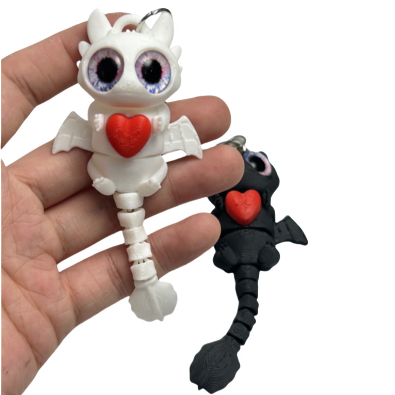 3D-geprinte draaksleutelhanger - 3D Printing Tooth recensie en prijs